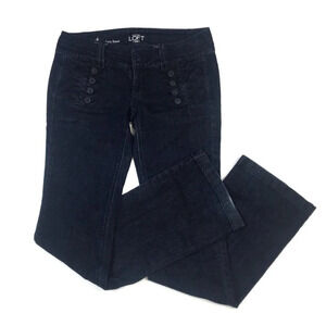 WJ42 Ann Taylor LOFT Modern Fit Boot Jeans 27